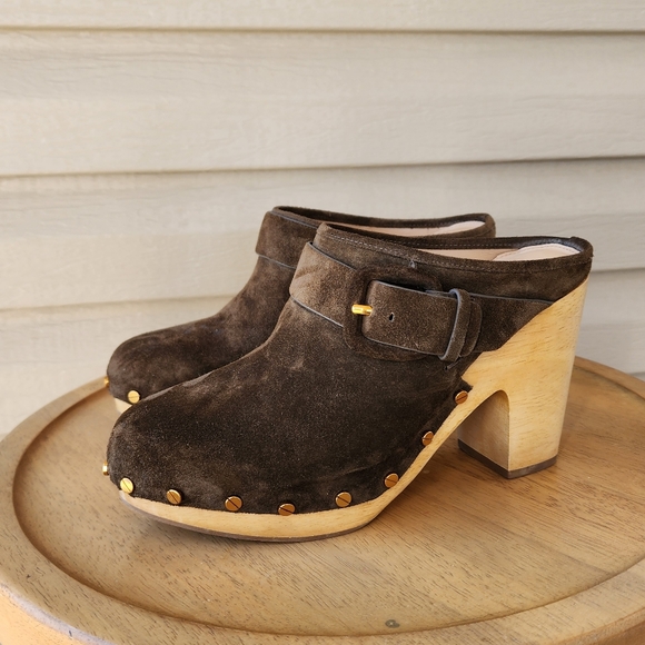 Veronica Beard Dacey heeled mules clogs - Picture 2 of 15